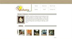 Desktop Screenshot of nakshatraresort.com